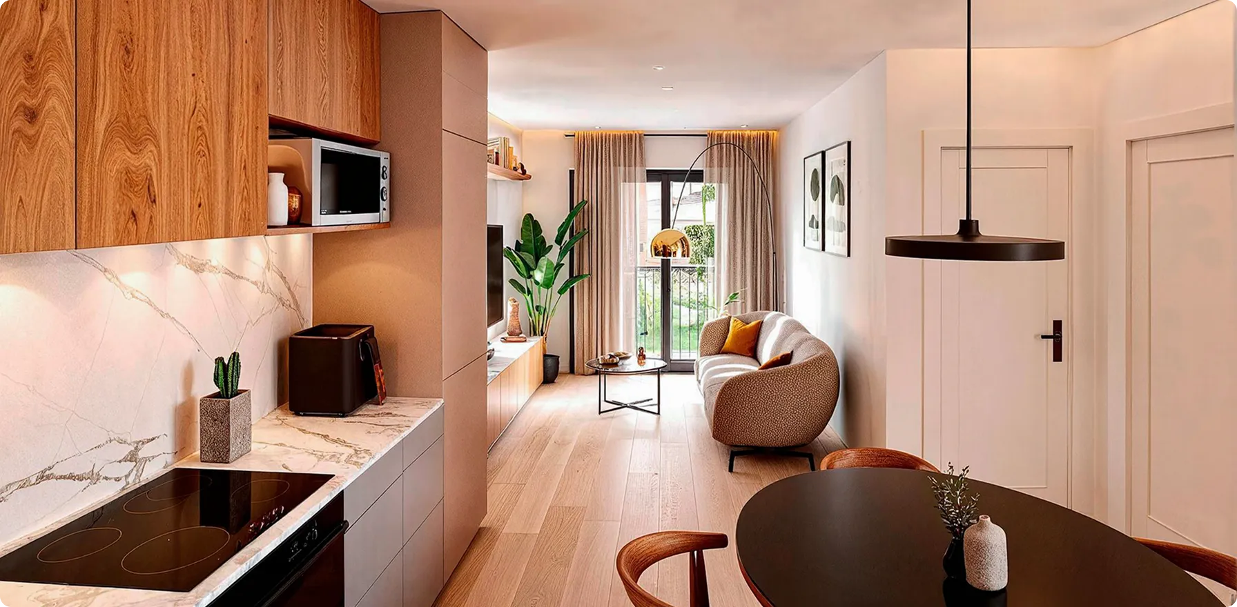 Interior de vivienda moderna